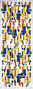 Theo van Doesburg Colour design for a chimney Spain oil painting artist